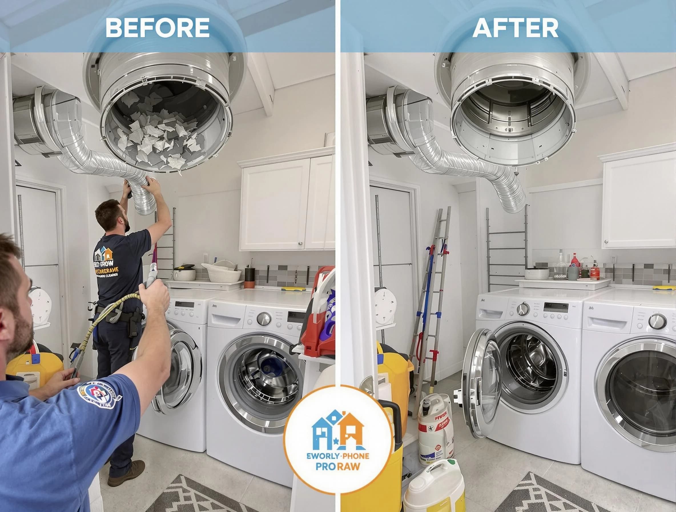 Residential dryer vent cleaning by South Valley Dryer Vent Cleaning in South Valley