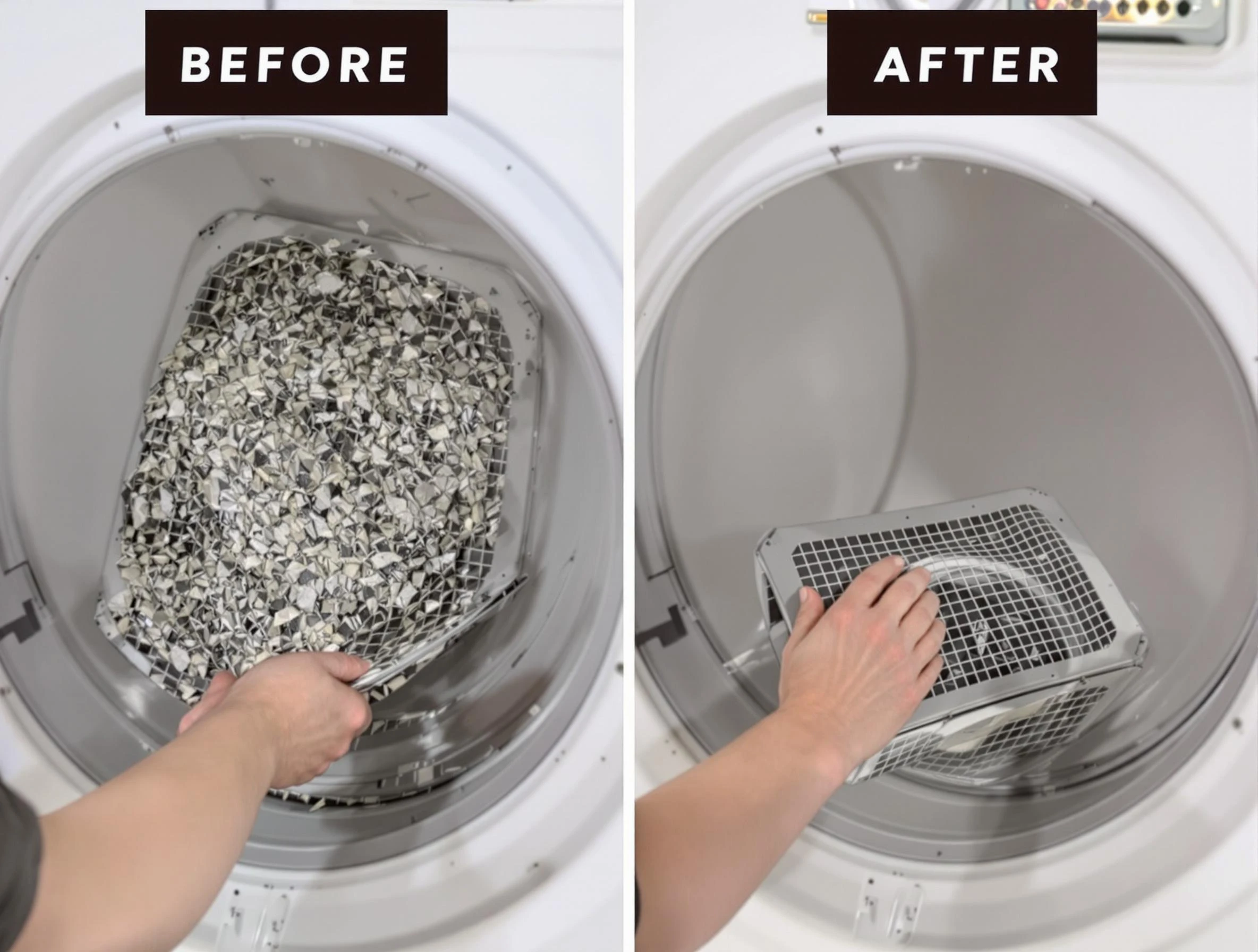 Professional lint trap cleaning by South Valley Dryer Vent Cleaning in South Valley
