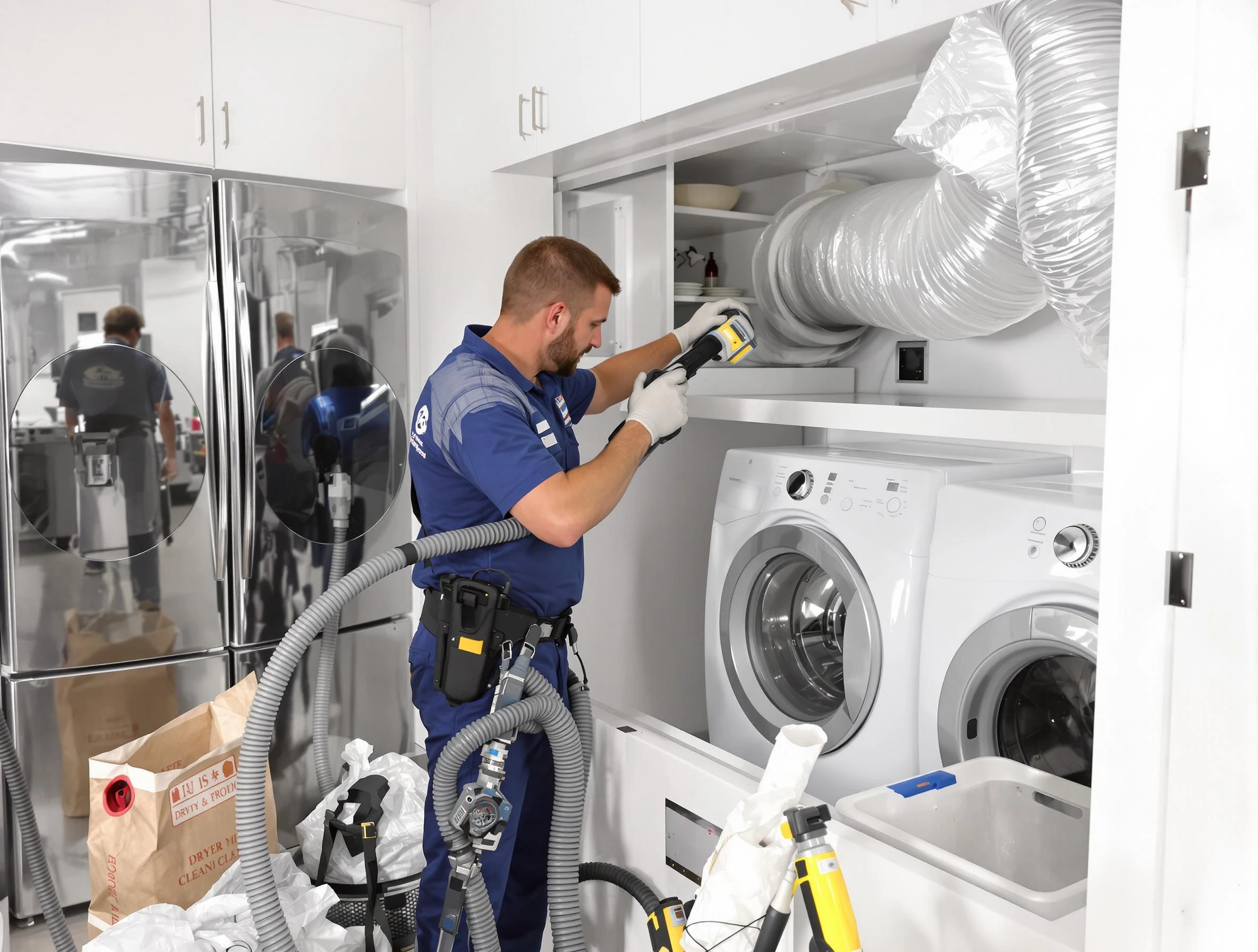 Professional duct cleaning by South Valley Dryer Vent Cleaning in South Valley