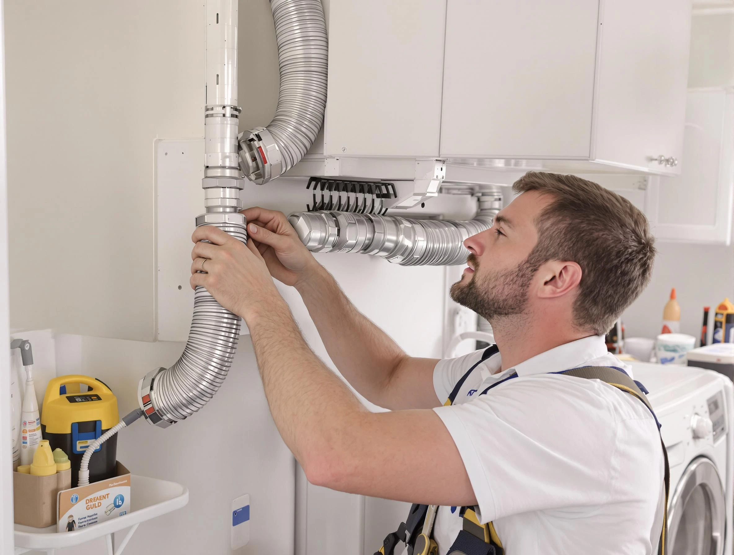 Professional dryer vent repair and installation by South Valley Dryer Vent Cleaning in South Valley